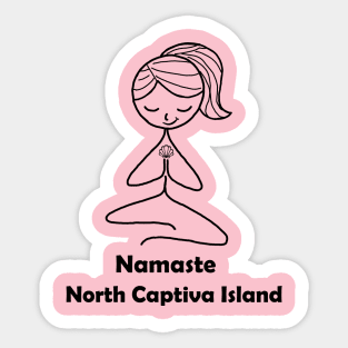 Namaste North Captiva Sticker